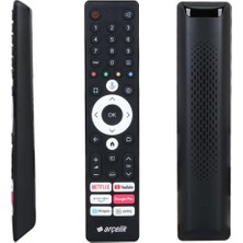 Parmis Beko Uyumlu HRM2662 HRM2662 Stm-V1 Netflix Youtube Prime Video Google Play Tuşlu Sesli Komutlu Lcd-Led Tv Kumandası