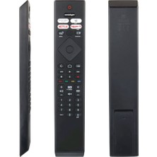 Parmis Philips Uyumlu 65OLED806/12 Ph-V4 Netflix Rakuten Tv Prime Video Tuşlu Lcd-Led Tv Kumandası