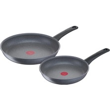 Tefal Healthy Chef Frying Pan Set 24CM + 28CM