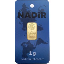 Topaloğlu 1 Gram Nadir Altın 24 Ayar Külçe Altın
