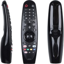 Parmis Lg Uyumlu AN-MR20GA AKB75855501 Sesli Komutlu Amazon Prime Netflix Tuşlu Magic Sihirli Lcd-Led Tv Kumandası