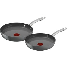 Tefal Renew+ Ceramic Frying Pan Set 24CM + 28CM