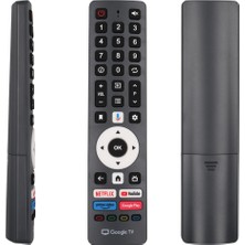 Parmis Botech Uyumlu RC0407-020250526 RC0407-020250526 Google Tv Netflix Youtube Prime Video Google Play Tuşlu Lcd-Led Tv Kumandası