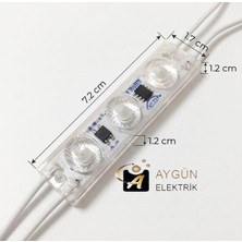 Aygün Elektrik CT-4593 Kristal Mercek 220V LED Modül Aydınlatma (Günışığı) - 20 Adet