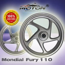 Moton Mondial Fury 110 Ön Jant (12 Inç) – Gri