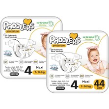 Hype Store Protection Bebek Bezi 4 Numara Maxi (7-14 Kg) 88 Adet – 2’li Set, Maksimum Koruma