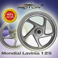 Moton Mondial Lavinia 125 Ön Jant (12 Inç) – Gri