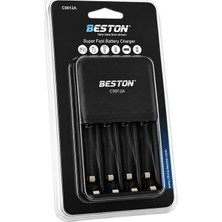 Beston C9012A Aa/aaa Ni-Mh/ni-Cd Akıllı Hızlı Pil Şarj Cihazı