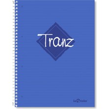 Le Color Lé Color 2012095/1 Tranz Pp Kapak, 1.hamur Kağıt Spiralli Defter, Turuncu