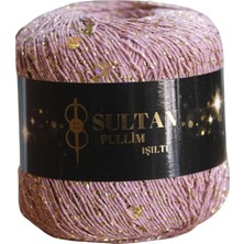 Sultan Pullim Işıltı - Pullu Simli Ip Şaç Bandana Örgü Ipi 2904 / 2 Adet