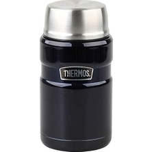 Thermos SK3021 Stainless King Yemek Termosu 0.71 Lt Lacivert Çelik Termos SK3020MB