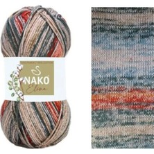 Nako Elına %100 Cotton Örgü Ipi 32786 / 5 Adet