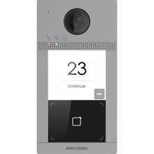 Hikvision DS-KV8113-WME1 Villa Tipi Dış Ortam Tek Buton Interkom Cihazı - Metal Kasa