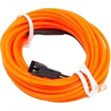 Aslanoğlu Store Powermaster 5 Metre 5 Volt USB Adaptörlü Neon Oranj Ip Aydınlatma PM-6084