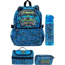 Smiggle Game Okul Çantası 4'lü Set