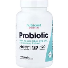 Nutricost Women Probiotic 10 Billion Cfu (Cranberry & Uva Ursi) 120 Kapsül