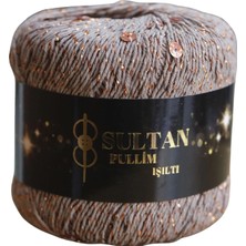 Sultan Pullim Işıltı - Pullu Simli Ip Şaç Bandana Örgü Ipi 4303 / 2 Adet