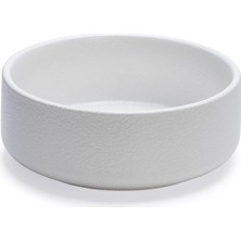 Designed by Lotte Köpek Mama Su Kabı, Seramik, Mat Beyaz, 18CM, 1200ML