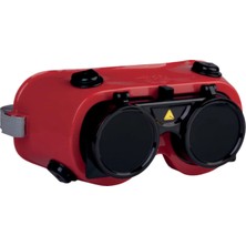 St. Morritz Deltaplus Toba 3t5 Welding Googles 3 Piece Set Red Color
