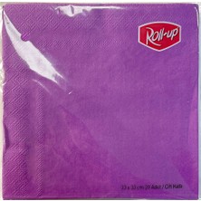 Roll-Up Mor Renkli Peçete