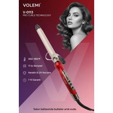 St. Morritz V-0113 Dijital Sensörlü Saç Maşası 450-950°F 11 Kademeli Profesyonel Bukle Şekillendirici