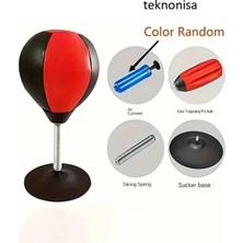 Teknonisa Vantuzlu Hız Topu, Boks Hız Topu, Evde Boks Antrenmanı Reaksiyon Topu Eğitmen
