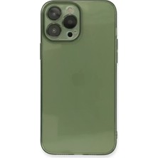 Aslanoğlu Store Newface Apple Iphone 13 Pro Kılıf Fly Lens Silikon - Yeşil