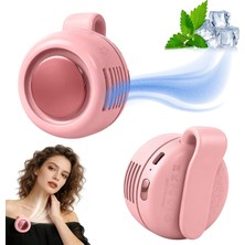 Technom Taşınabilir Klipsli Mini Fan - 3 Kademeli Hız Ayarlı, Sessiz Motorlu, USB Şarj Edilebilir Bel ve Yaka Tipi Giyilebilir Vantilatör