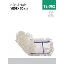 İnci Çelik Aksesuar 5 Adet Nemli Mop Yedek 50 cm