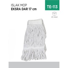 İnci Çelik Aksesuar 5 ADET ISLAK MOP EXTRA DAR 17 CM