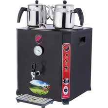 St. Morritz Silverinox Çay Makinesi 36 Lt.siyah
