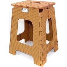 Katlanır Rattan Tabure Büyük