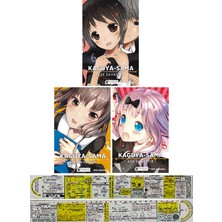 Akılçelen Kitaplar Kaguya-Sama 6-7-8. Ciltler Manga Seti + Özel Cetvel