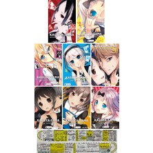 Akılçelen Kitaplar Kaguya-Sama 1-2-3-4-5-6-7-8. Ciltler Manga Seti + Özel Cetvel
