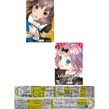 Akılçelen Kitaplar Kaguya-Sama 7-8. Ciltler Manga Seti + Özel Cetvel