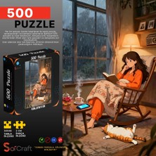 St. Morritz 500 Parça Puzzle Kedim, Çayım ve Ben #248