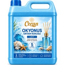 Ceran Kolonya Bambu Ortam Kokusu Okyonus Yedek Likit  5 Litre Yoğun Esanslı