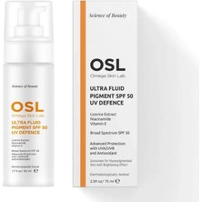 Osl Omega Skin Lab Ultra Fluid Pigment Lekeli Ciltler Için Spf 50 Uv Defence 50 ml