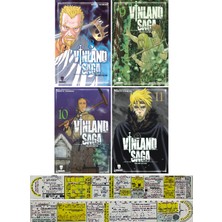 Kurukafa Yayınları Vinland Saga 8-9-10-11. Ciltler Manga Seti + Özel Cetvel