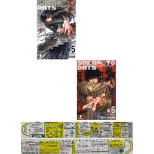 Kurukafa Yayınları Sakamoto Days 5-6. Ciltler Manga Seti + Özel Cetvel