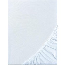 TeknoKapsül Ezgi ORGANIK%100 Pamuk Lastikli Bebek Çarşafı Geniş Ölçü Aralığı Beyaz 60X120 Cm, Bebekcrsf