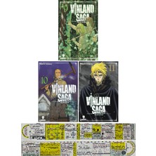 Kurukafa Yayınları Vinland Saga 9-10-11. Ciltler Manga Seti + Özel Cetvel