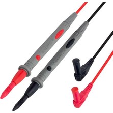 Aslanoğlu Store PM-12544 1000V 10A Multimetre Ölçü Aleti Probu 80CM Iğne Uçlu Korumalı