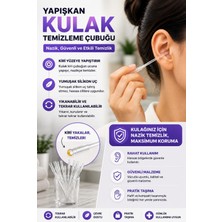 Esenliwe 24 Adet Yıkanabilir Kulak Temizleme Çubuğu Yapışkan Uçlu Bakım Ürünü