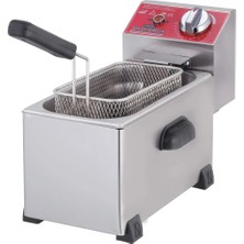St. Morritz Fritöz Paslanmaz Çelik Silverinox 3 Lt