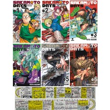 Kurukafa Yayınları Sakamoto Days 1-2-3-4-5-6. Ciltler Manga Seti + Özel Cetvel