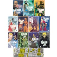 Kurukafa Yayınları Vinland Saga 1-2-3-4-5-6-7-8-9-10-11. Ciltler Manga Seti + Özel Cetvel