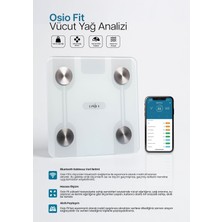 Empressco Fit Vücut Yağ Analiz Özellikli Fonksiyonlu Akıllı Bluetooth Tartı