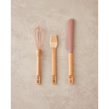 St. Morritz Lucy Silikon 3 Parça Hazırlık Seti 23-26,5-30,5 cm Bej