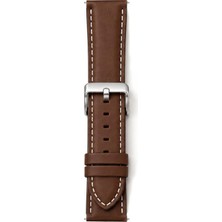 Forzacase Xiaomi Watch 5 47MM ile Uyumlu Suni Deri Kordon Kayış - FC1243